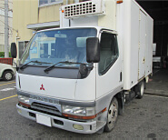 三菱キャンター2t冷蔵冷凍車